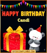 GIF Happy Birthday Candi